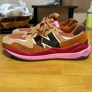 New Balance 57/40 Brown and Pink Sneakers men’s.